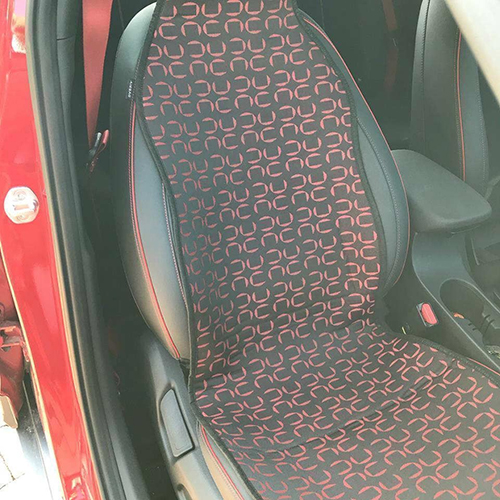 Audi Tüm Modellerine Uyumlu Oto Koltuk Koruyucu Minder 2 li Set Kırmızı Siyah