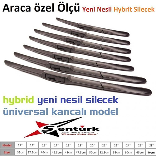 Citroen C2 Invells Hybrid Silecek Takımı (2003-2008)